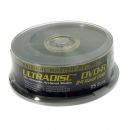 Ultradisc DVD-R, 25-pack, Inspelningsbara skivor