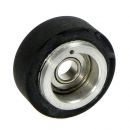 Renovering av drivhjul, byte/slipning gummibana, Renovering av gummihjul