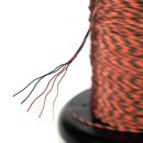 Tonarmskabel 5-ledare emaljerad AWG 32 (0,2 mm diam), Tonarmskabel