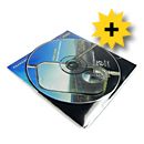 CD-ficka i polyeten, 126x126 mm, CD-fickor/DVD-fickor