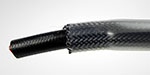 Kabel med kabelstrumpa kapad